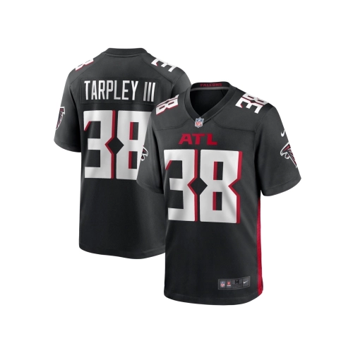 Mens Atlanta Falcons Arnold Tarpley III Black Game Jersey