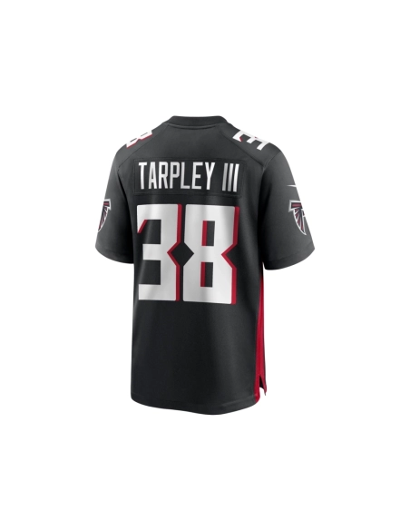 Mens Atlanta Falcons Arnold Tarpley III Black Game Jersey
