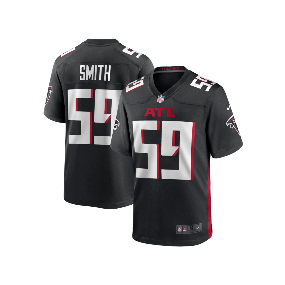 Mens Atlanta Falcons Andre Smith Black Game Jersey
