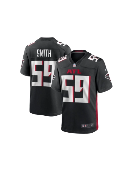 Mens Atlanta Falcons Andre Smith Black Game Jersey