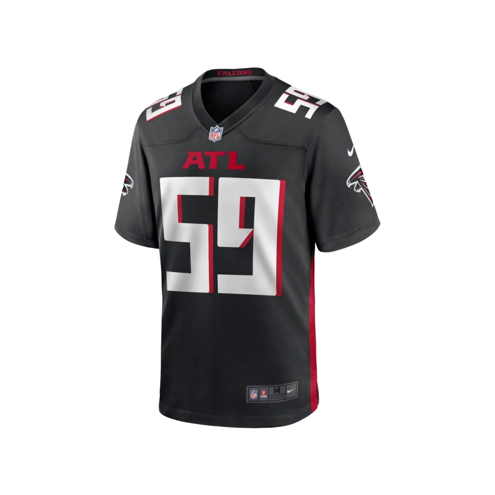 Mens Atlanta Falcons Andre Smith Black Game Jersey