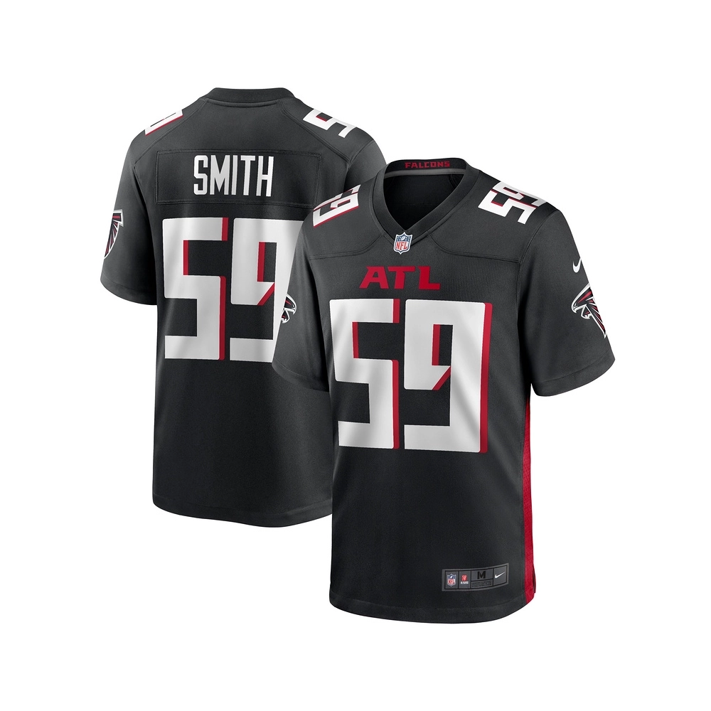 Mens Atlanta Falcons Andre Smith Black Game Jersey