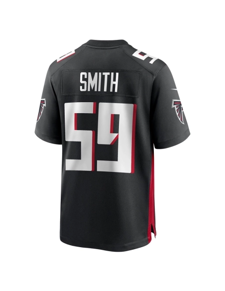 Mens Atlanta Falcons Andre Smith Black Game Jersey