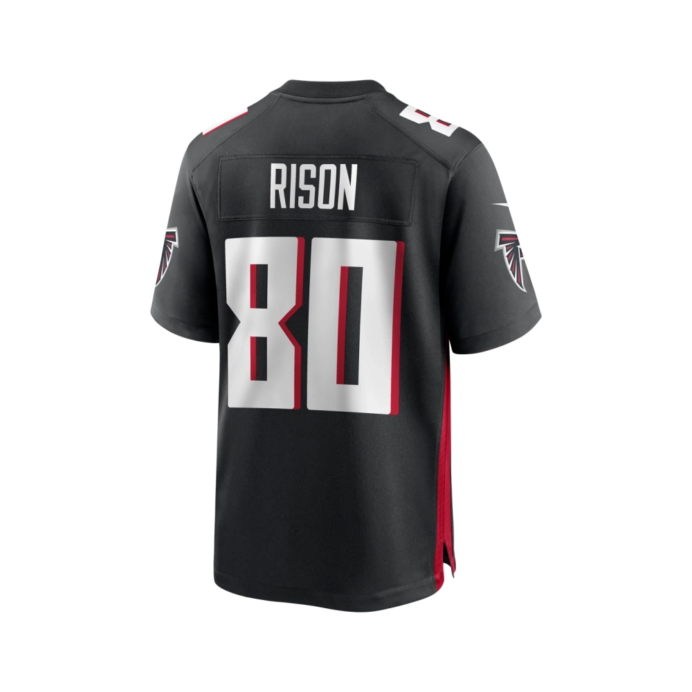 Mens Atlanta Falcons Andre Rison Black Game Retired Player Jersey