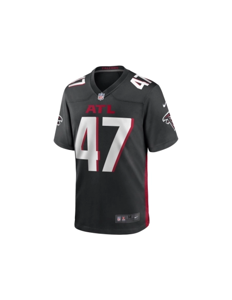 Mens Arnold Ebiketie Atlanta Falcons Black Game Player Jersey
