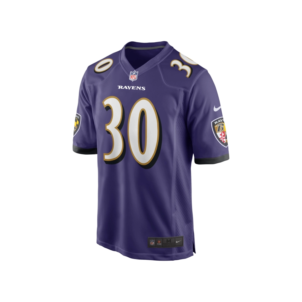 Mens Baltimore Ravens Trenton Simpson Purple Game Jersey