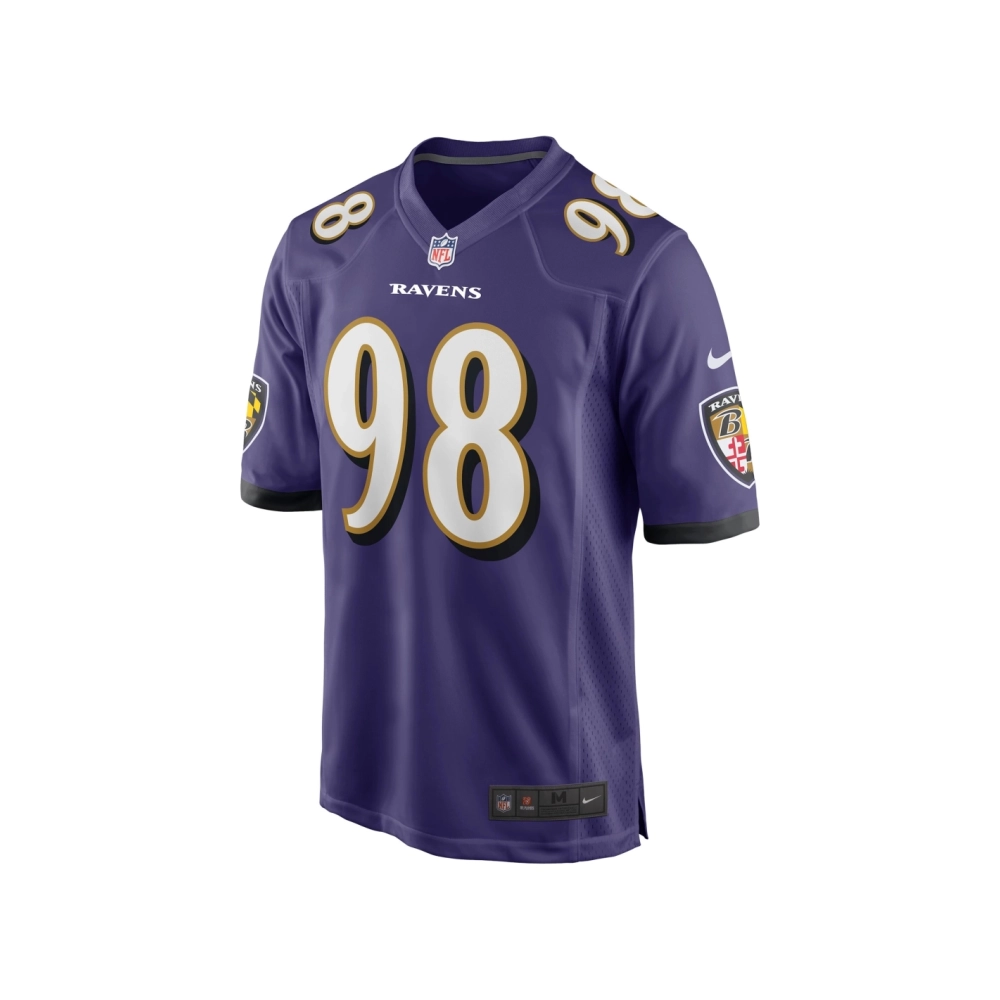 Mens Baltimore Ravens Travis Jones Purple Player Game Jersey