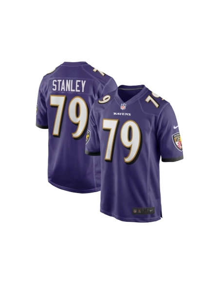 Mens Baltimore Ravens Ronnie Stanley Purple Game Jersey