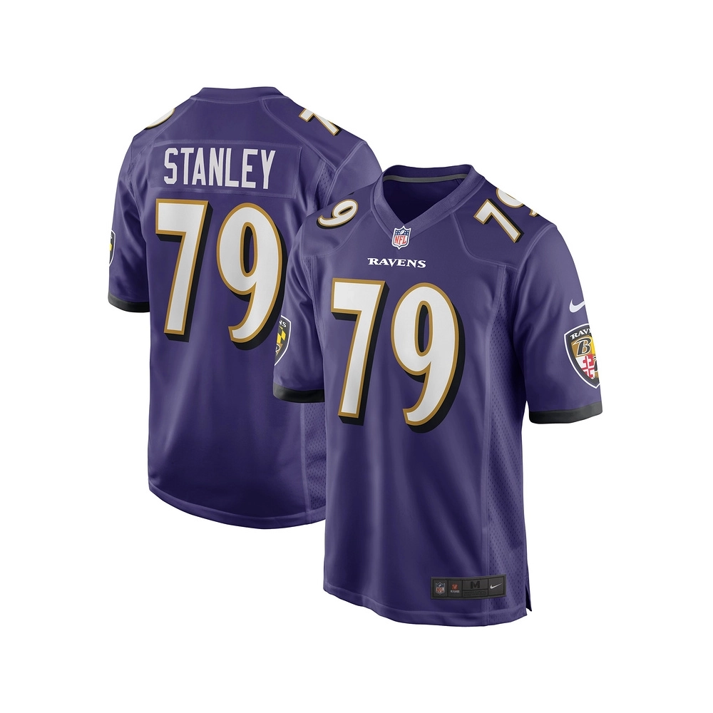 Mens Baltimore Ravens Ronnie Stanley Purple Game Jersey