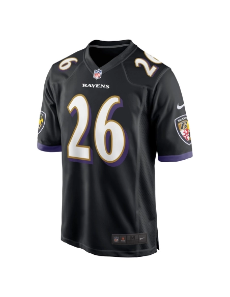 Mens Baltimore Ravens Rod Woodson Black Retired Player Jersey