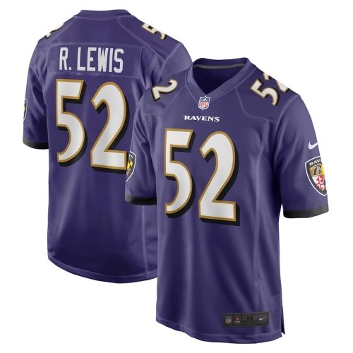 Mens Baltimore Ravens Ray Lewis Purple Retired Player Jersey