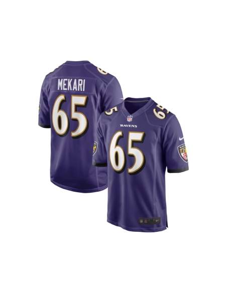 Mens Baltimore Ravens Patrick Mekari Purple Game Player Jersey
