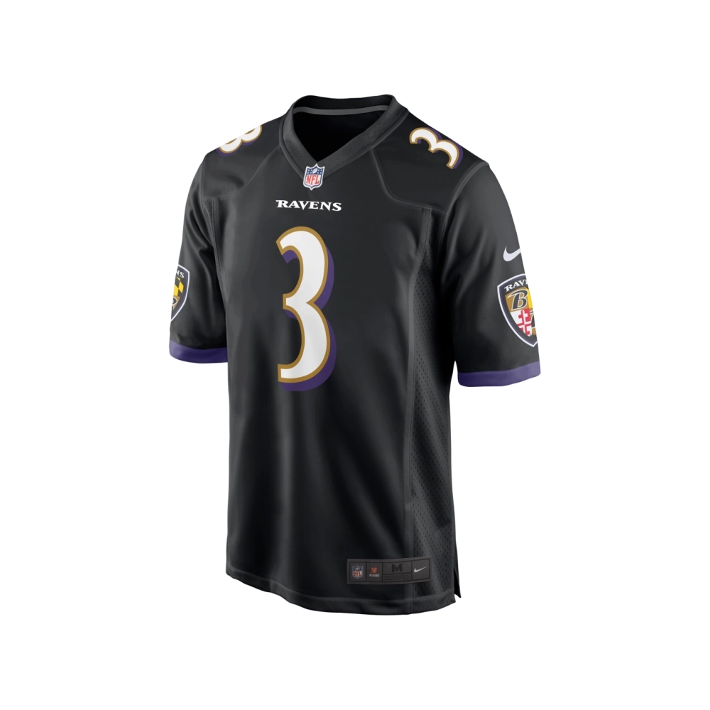 Mens Baltimore Ravens Odell Beckham Jr. Black Alternate Game Jersey