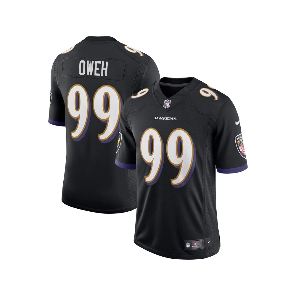 Mens Baltimore Ravens Odafe Oweh Black Vapor Limited Jersey