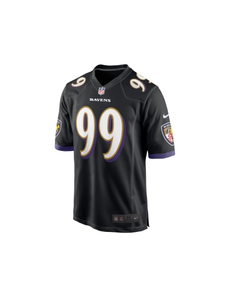 Mens Baltimore Ravens Odafe Oweh Black Game Jersey