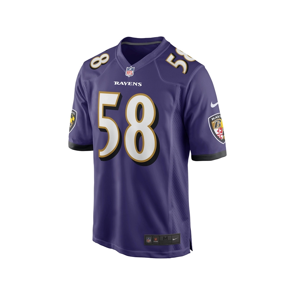 Mens Baltimore Ravens Michael Pierce Purple Player Game Jersey