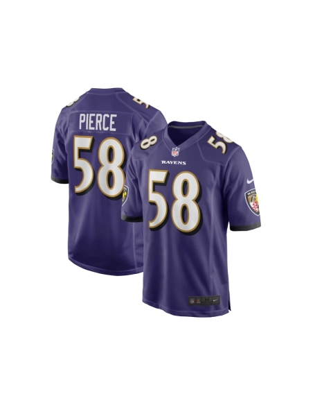 Mens Baltimore Ravens Michael Pierce Purple Game Jersey