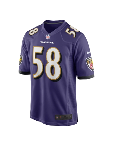 Mens Baltimore Ravens Michael Pierce Purple Game Jersey
