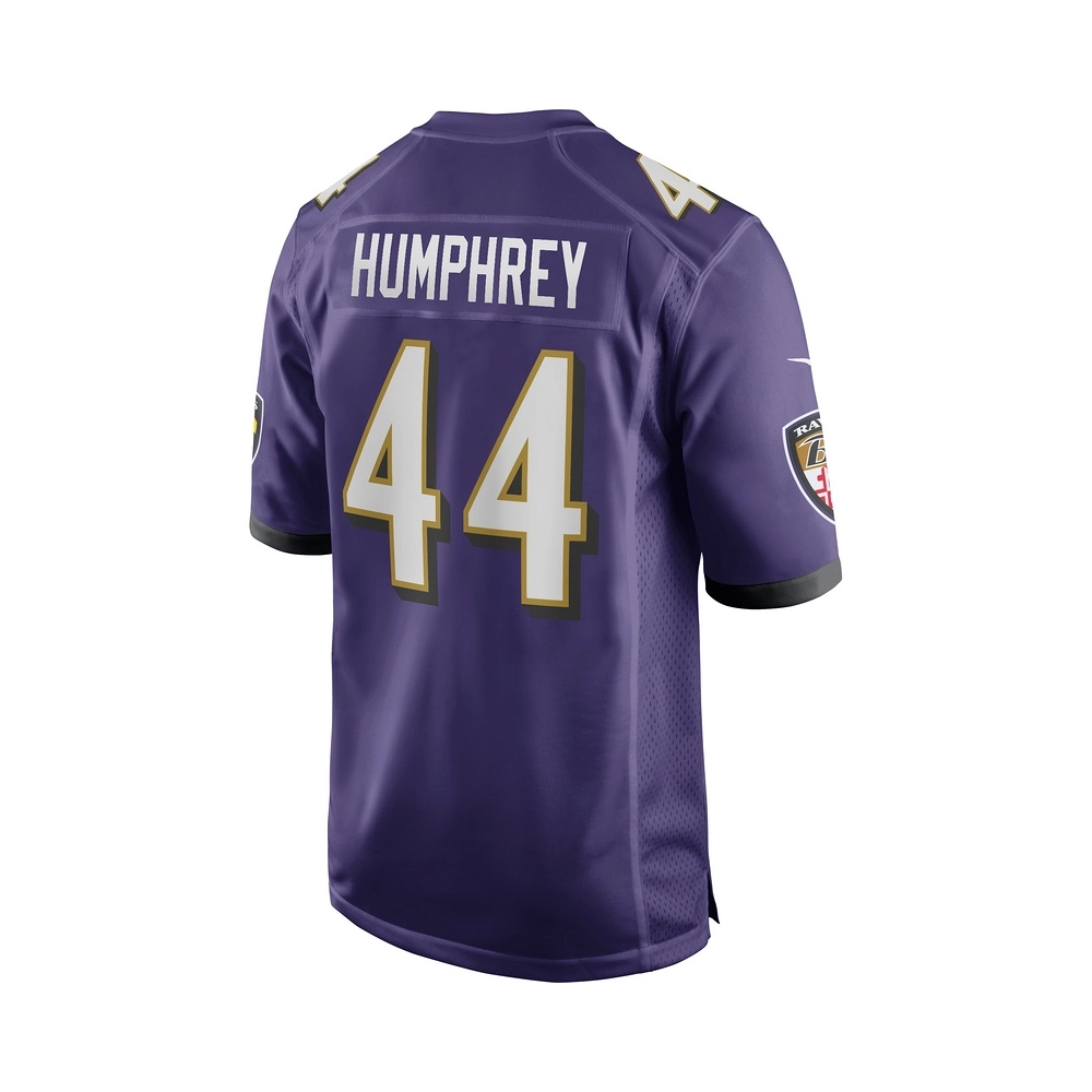 Mens Baltimore Ravens Marlon Humphrey Purple Game Jersey