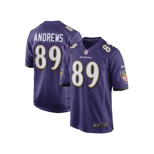 Mens Baltimore Ravens Mark Andrews Purple Game Team Jersey