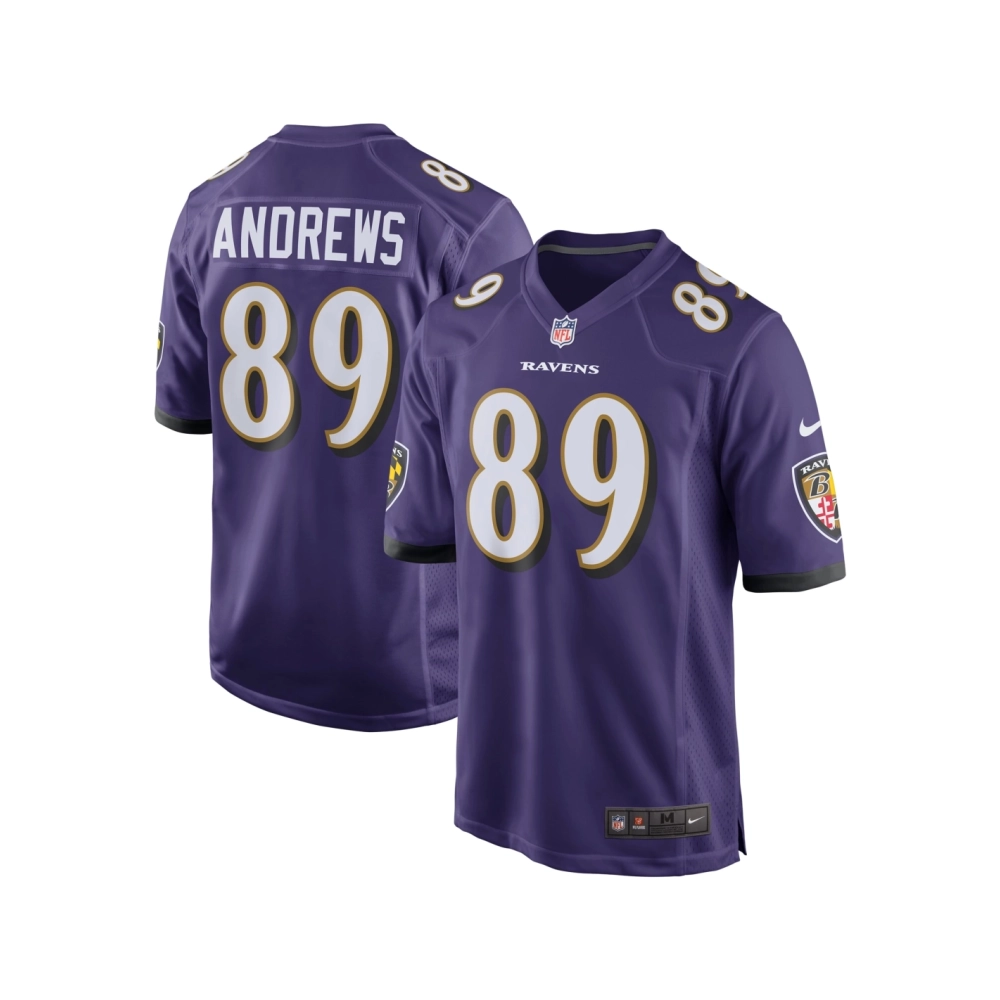 Mens Baltimore Ravens Mark Andrews Purple Game Jersey