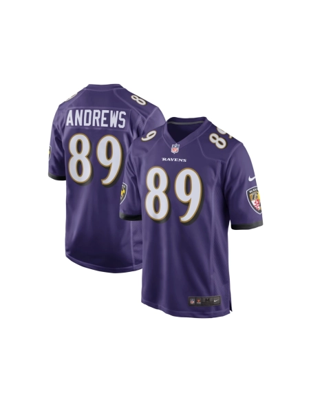 Mens Baltimore Ravens Mark Andrews Purple Game Jersey