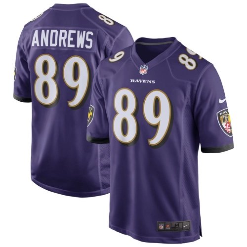Mens Baltimore Ravens Mark Andrews Purple Game Jersey