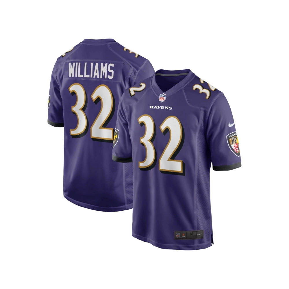 Mens Baltimore Ravens Marcus Williams Purple Player Game Jersey