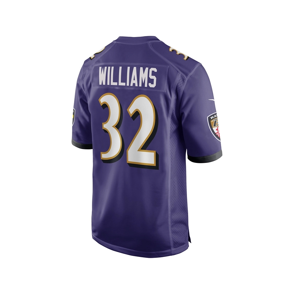 Mens Baltimore Ravens Marcus Williams Purple Player Game Jersey