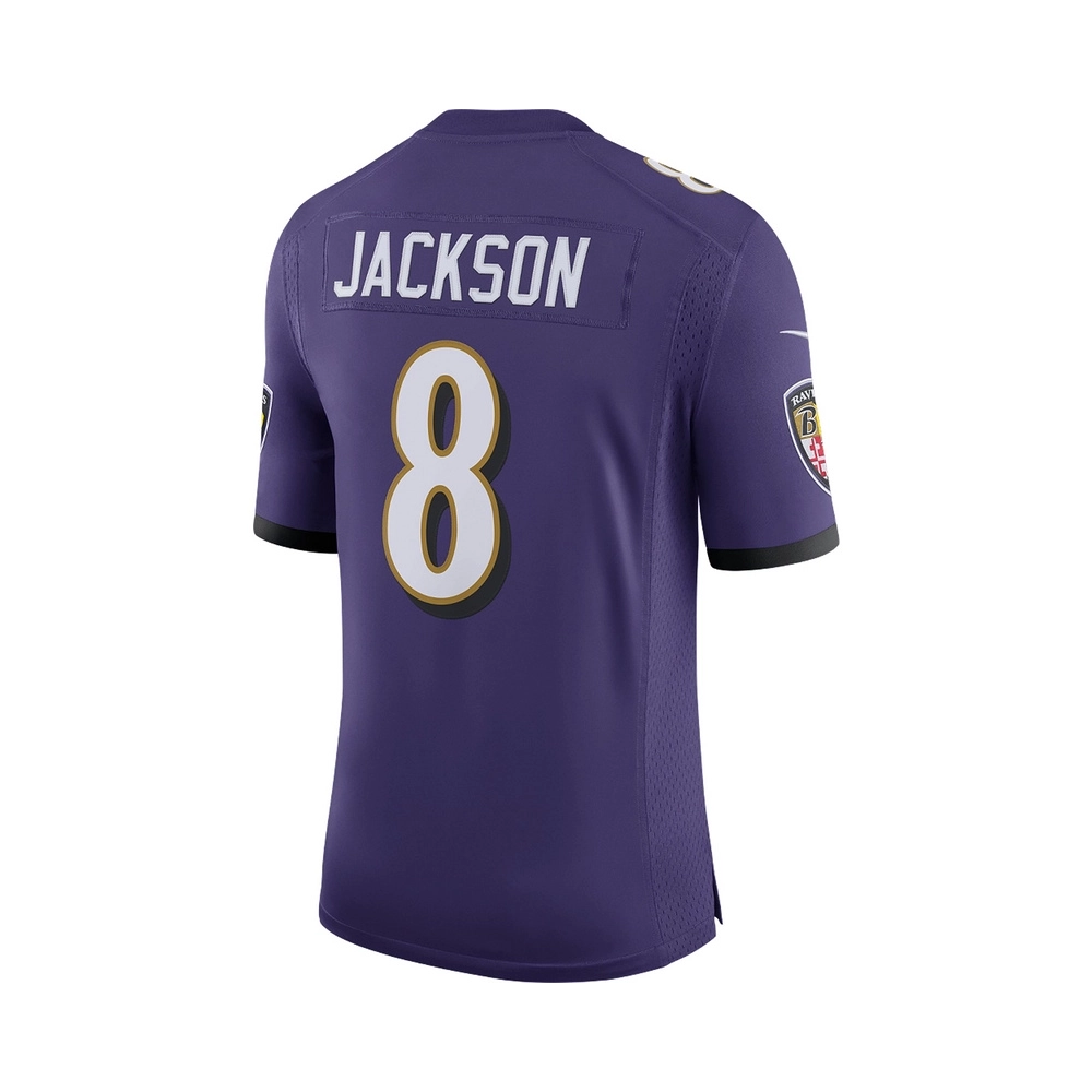 Mens Baltimore Ravens Lamar Jackson Purple Speed Machine Limited Jersey