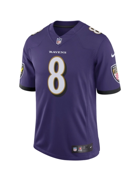 Mens Baltimore Ravens Lamar Jackson Purple Speed Machine Limited Jersey
