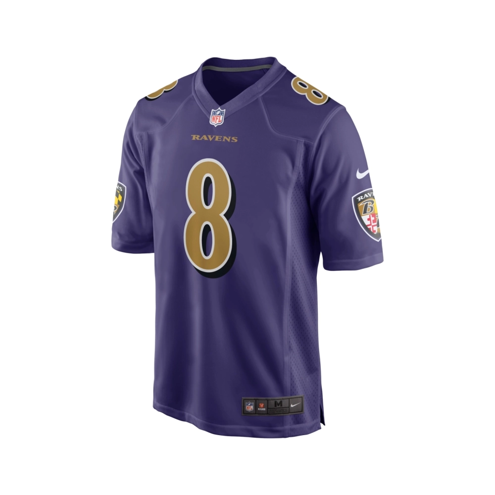 Mens Baltimore Ravens Lamar Jackson Purple Alternate Game Jersey