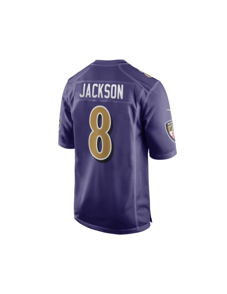 Mens Baltimore Ravens Lamar Jackson Purple Alternate Game Jersey