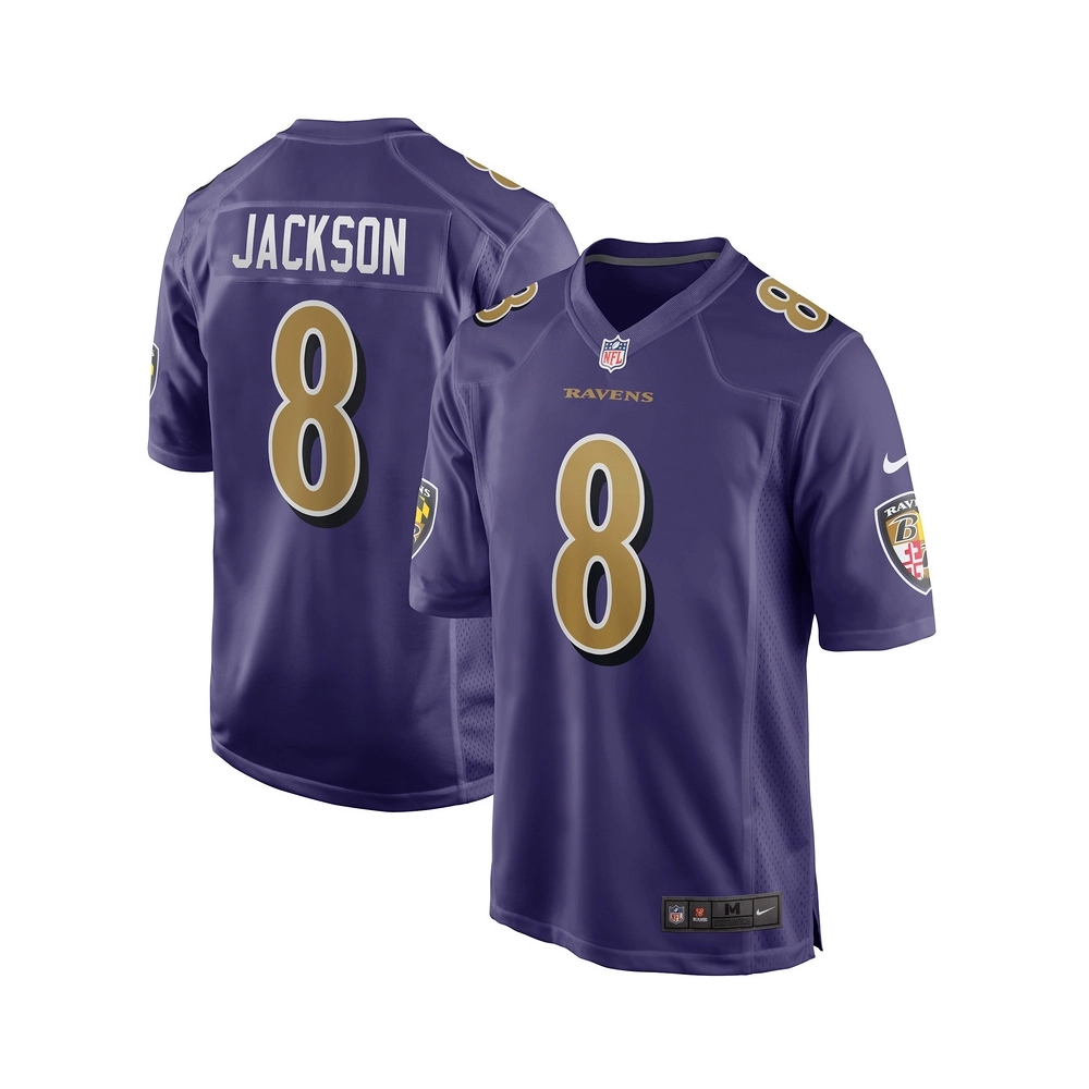 Mens Baltimore Ravens Lamar Jackson Purple Alternate Game Jersey