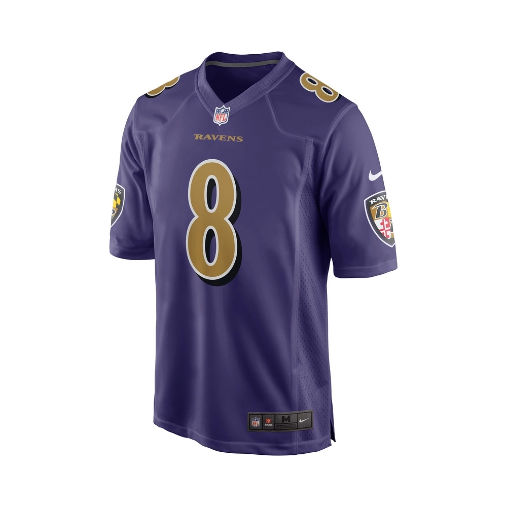 Mens Baltimore Ravens Lamar Jackson Purple Alternate Game Jersey