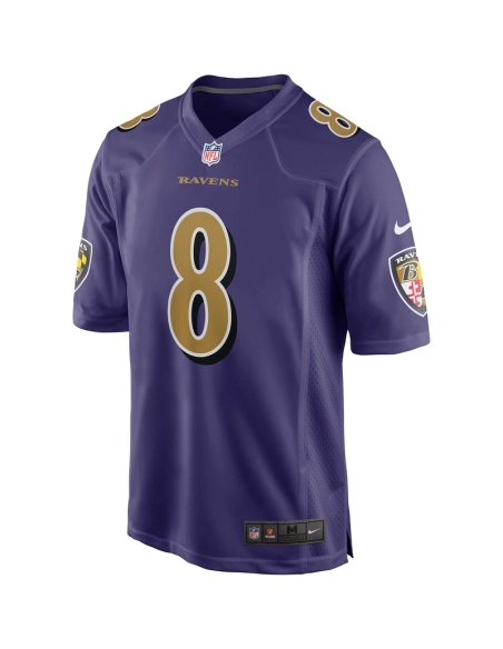 Mens Baltimore Ravens Lamar Jackson Purple Alternate Game Jersey
