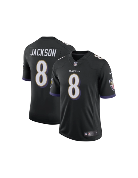 Mens Baltimore Ravens Lamar Jackson Black Speed Machine Limited Jersey