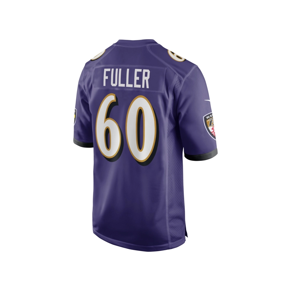 Mens Baltimore Ravens Kyle Fuller Purple Game Jersey