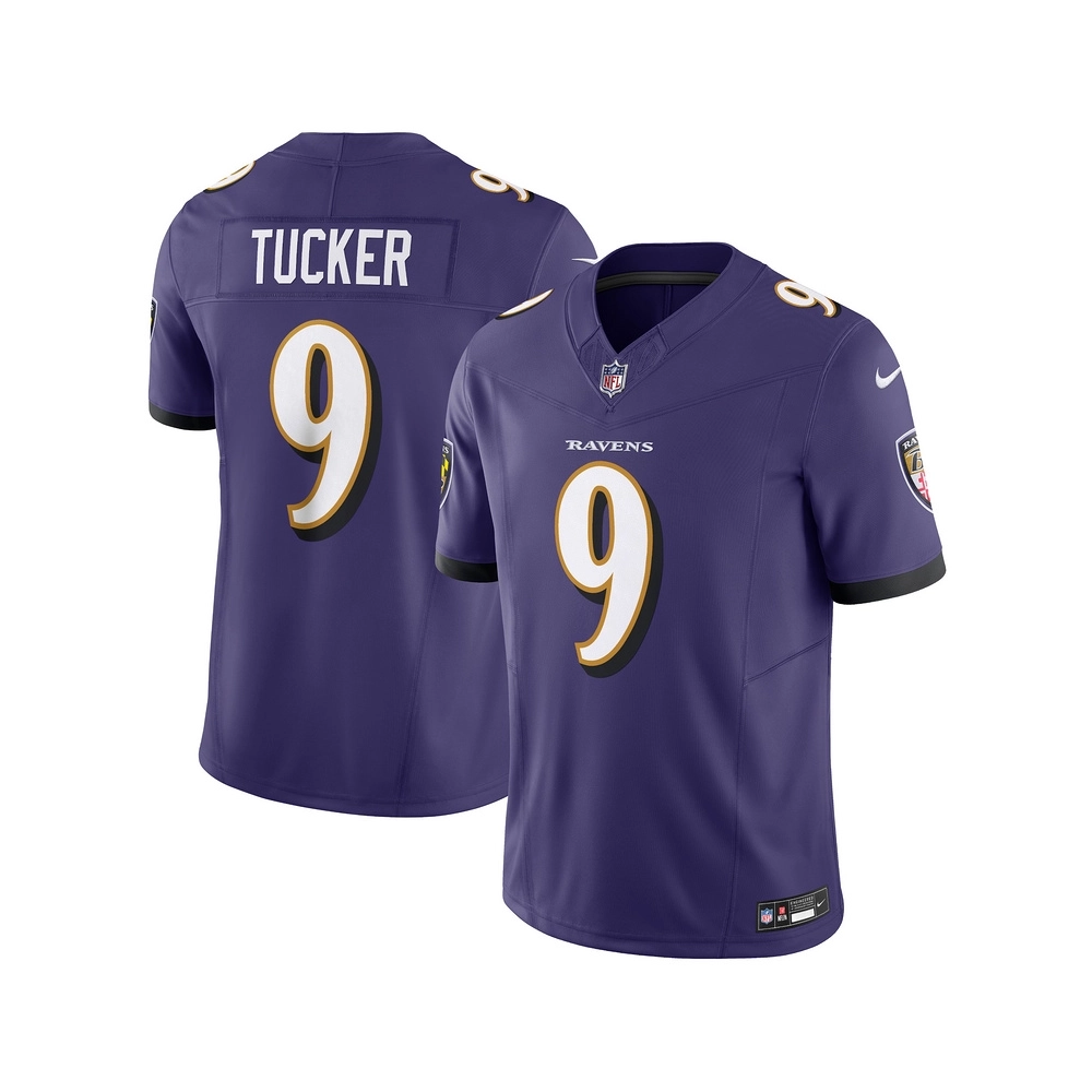 Mens Baltimore Ravens Justin Tucker Purple Vapor F.U.S.E. Limited Jersey