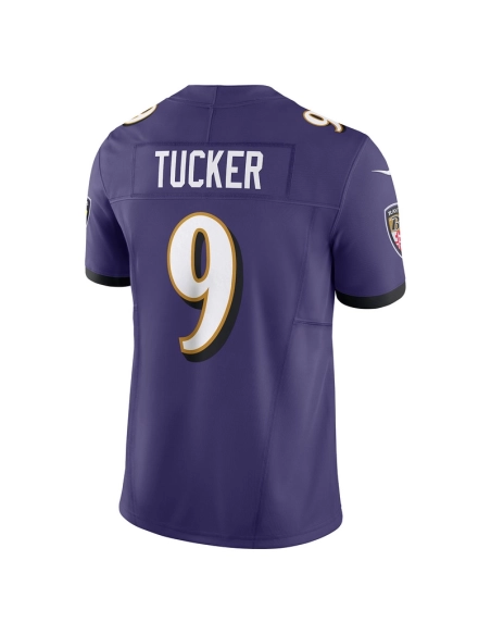Mens Baltimore Ravens Justin Tucker Purple Vapor F.U.S.E. Limited Jersey