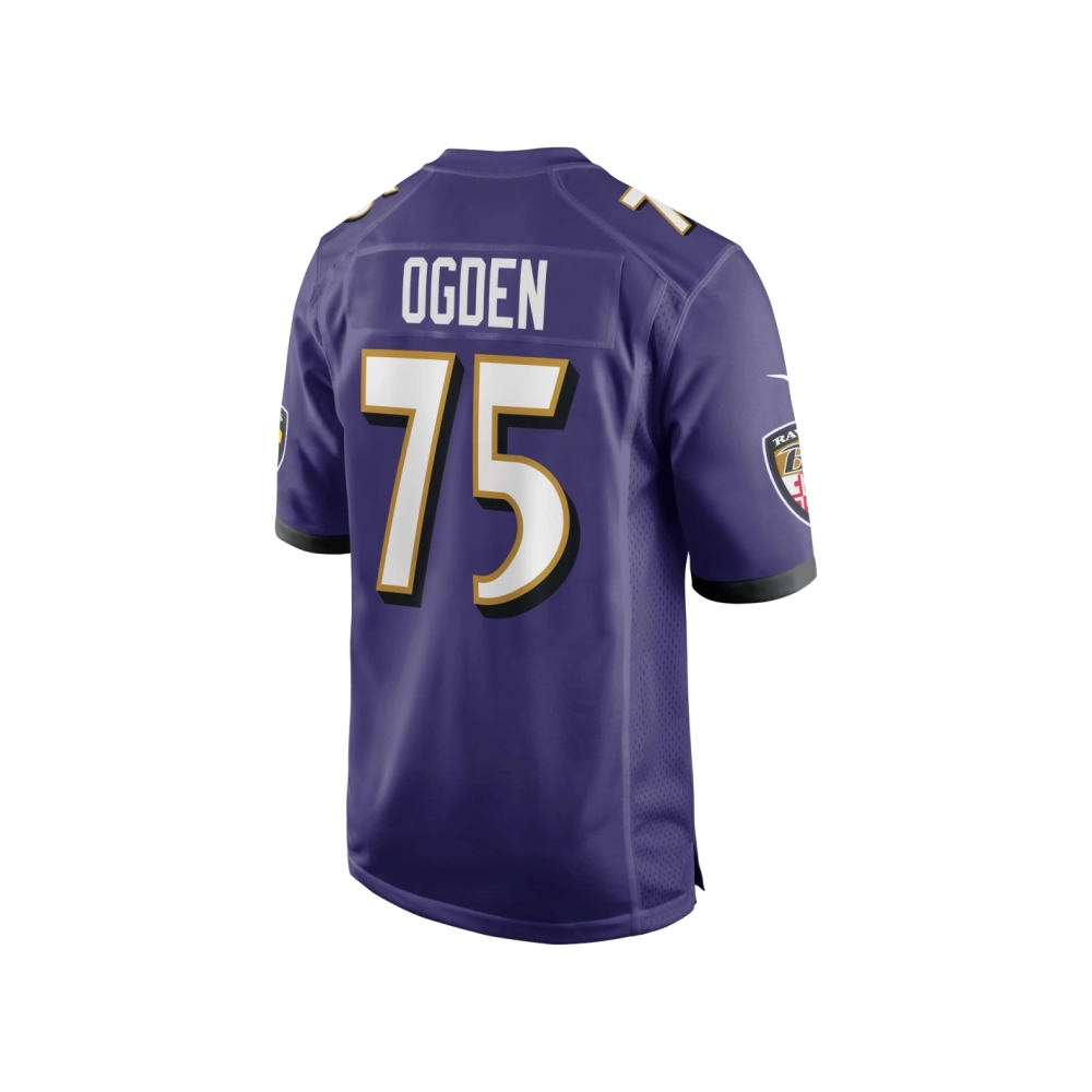 Mens Baltimore Ravens Jonathan Ogden Purple Retired Player Game Jersey