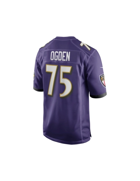 Mens Baltimore Ravens Jonathan Ogden Purple Game Retired Player Jersey