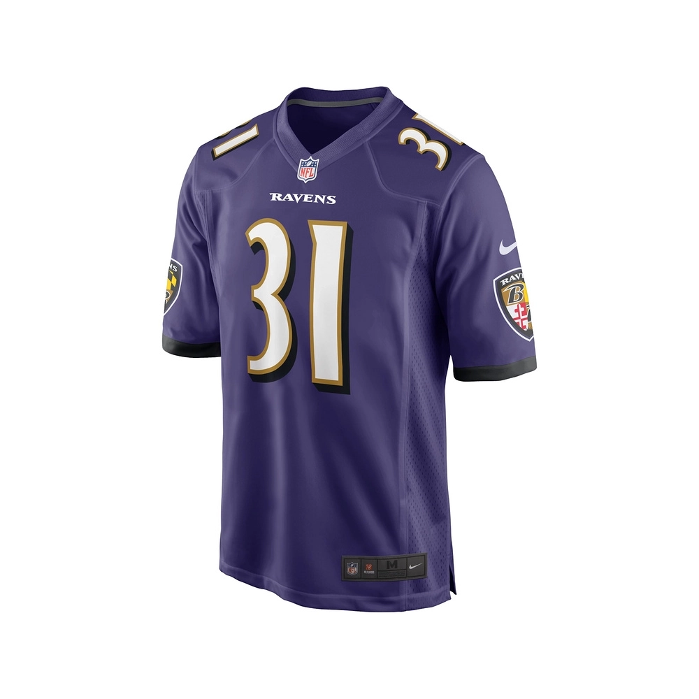 Mens Baltimore Ravens Jamal Lewis Purple Game Retired Player Jersey
