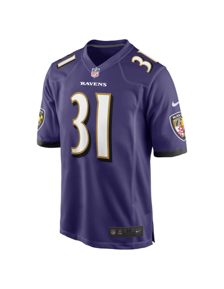 Mens Baltimore Ravens Jamal Lewis Purple Game Retired Player Jersey