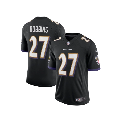 Mens Baltimore Ravens J.K. Dobbins Black Vapor Limited Jersey