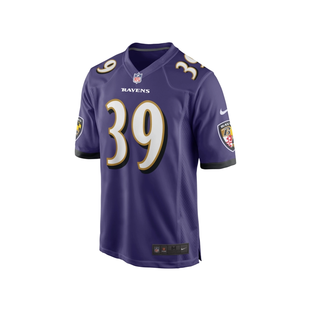 Mens Baltimore Ravens Duron Harmon Purple Game Jersey