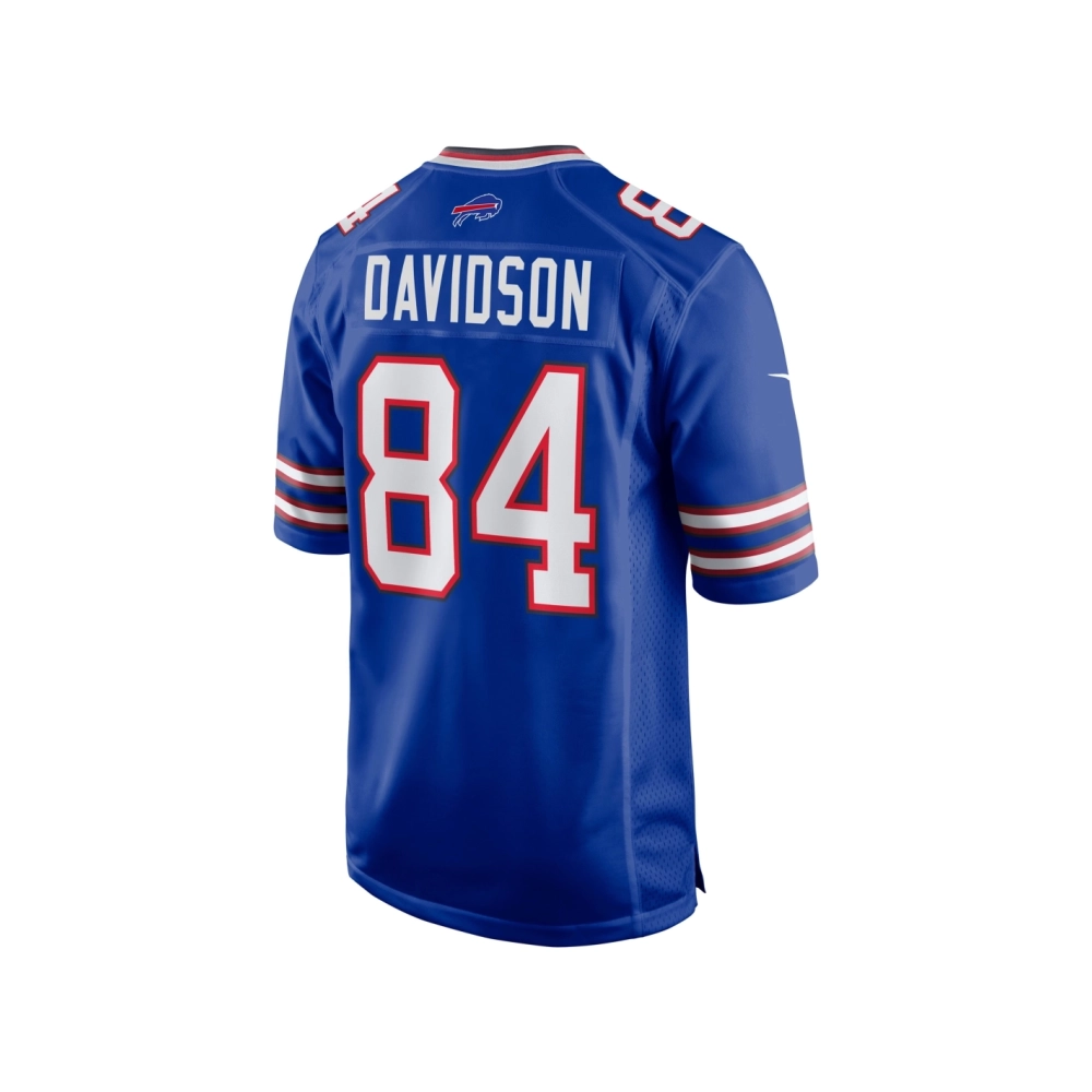 Mens Buffalo Bills Zach Davidson Royal Game Player Jersey