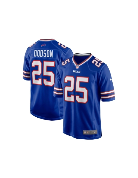 Mens Buffalo Bills Tyrel Dodson Royal Team Game Jersey