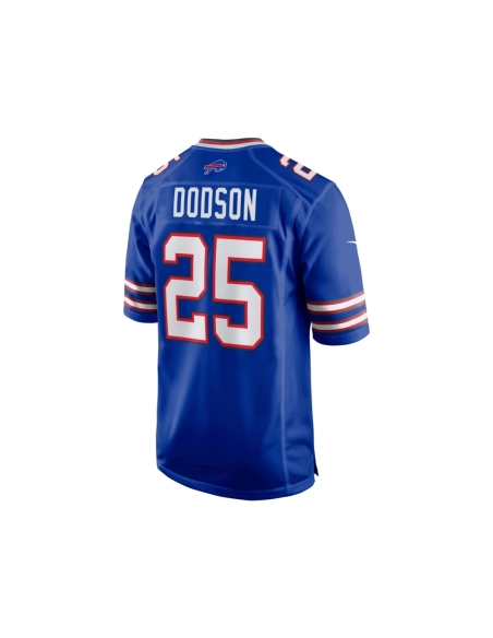 Mens Buffalo Bills Tyrel Dodson Royal Team Game Jersey