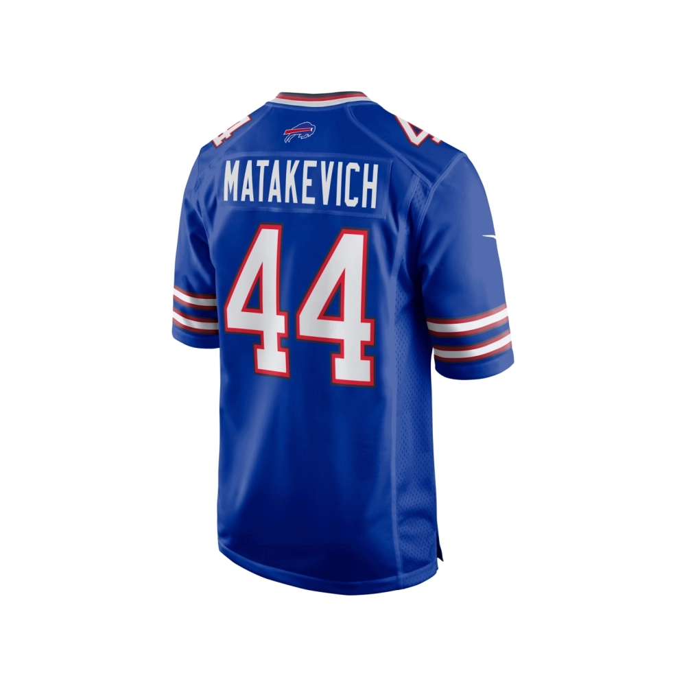 Mens Buffalo Bills Tyler Matakevich Royal Game Jersey